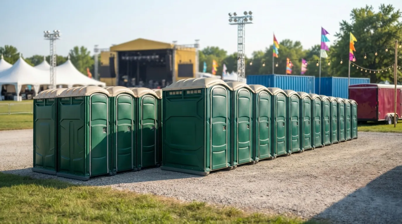 Concert Restroom Rental in Aurora, IL