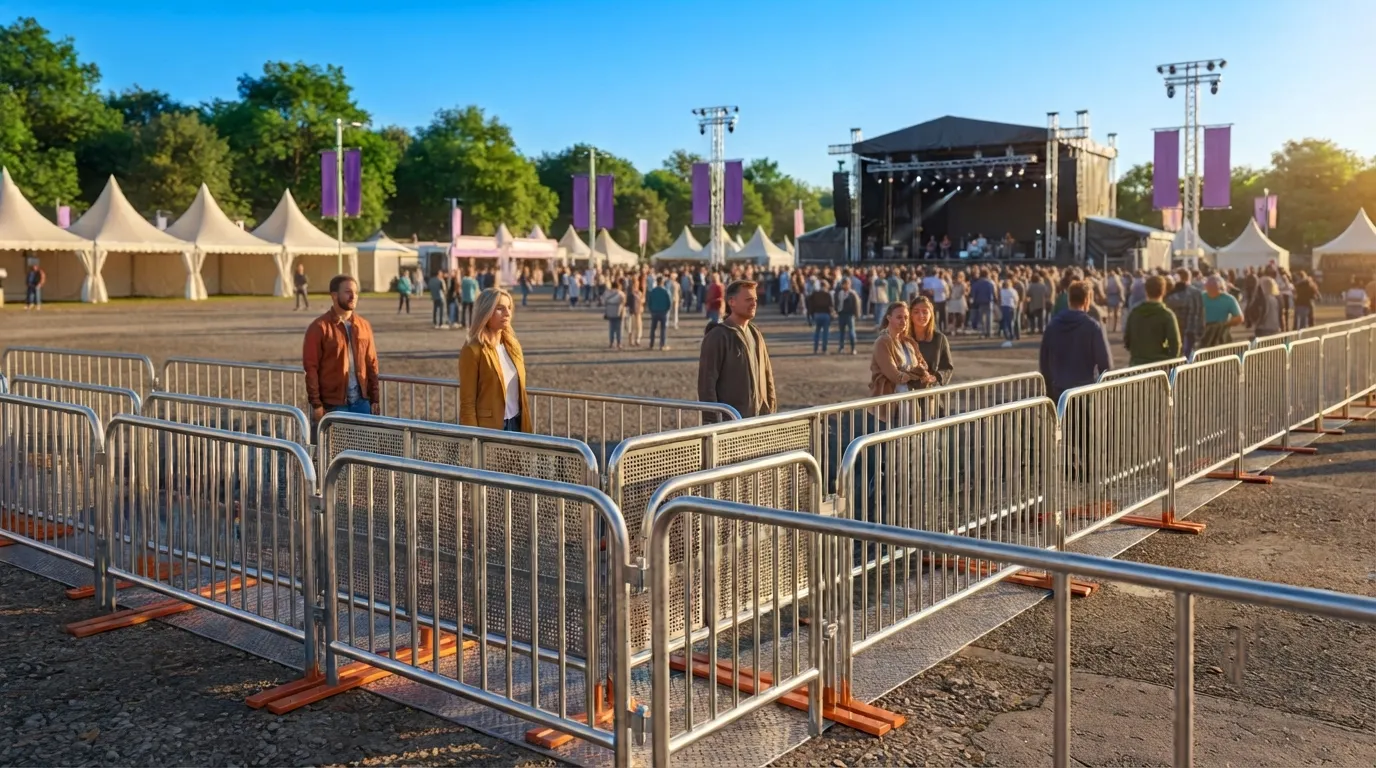 Crowd Control Barrier Rental in Aurora, IL