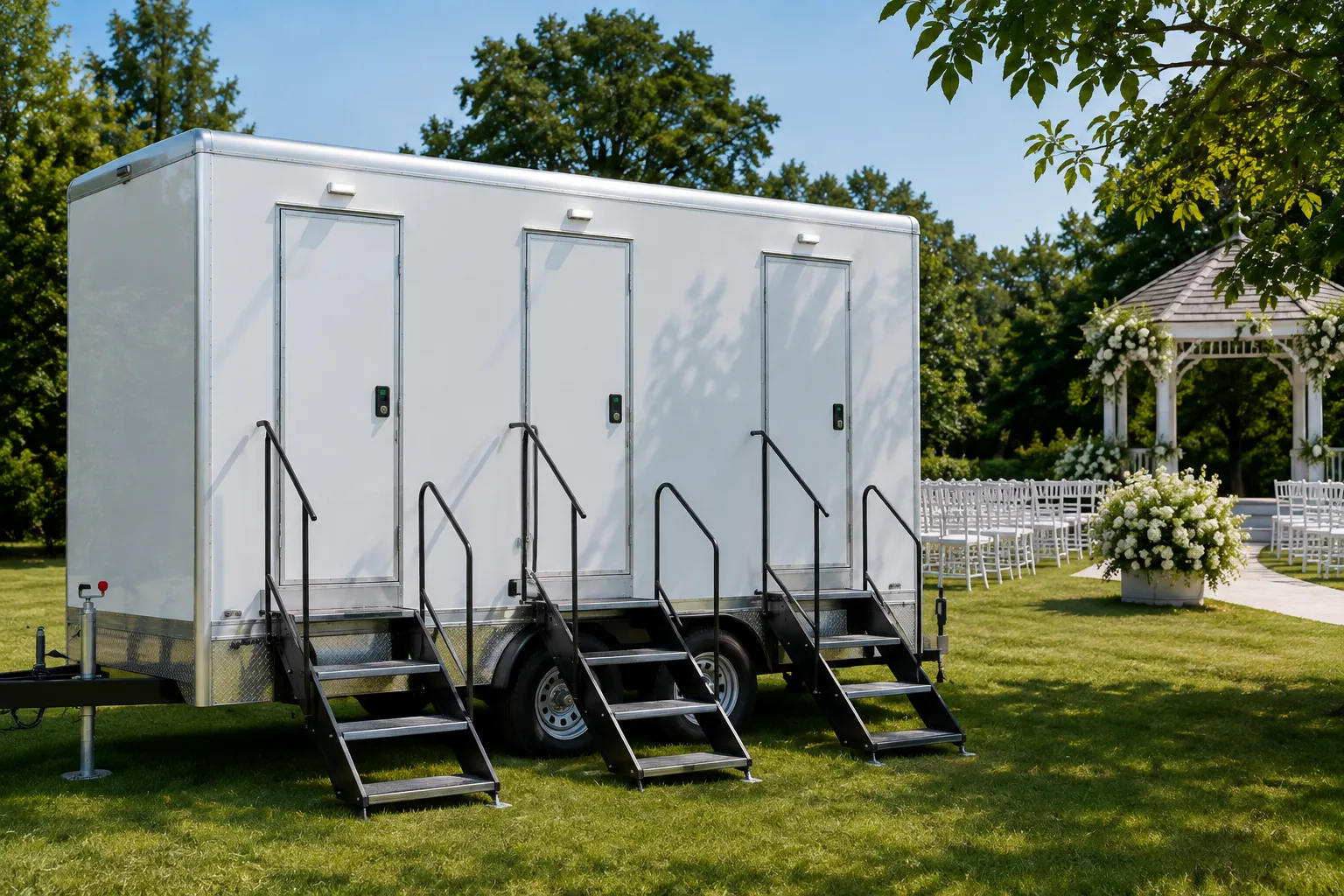 Wedding Restroom Rental in Aurora, IL